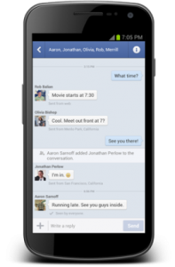 new facebook messenger app
