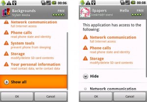 Android Apps Permissions