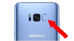 Samsung S8 Fingerprint scanner